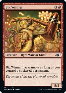Big Winner (Galaxy Foil) (387) (Unfinity)