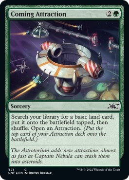 Coming Attraction (Galaxy Foil) (421) (Unfinity)