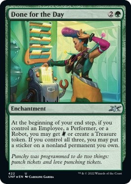 Done for the Day (Galaxy Foil) (422) (Unfinity)