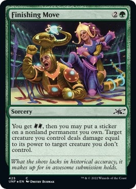 Finishing Move (Galaxy Foil) (425) (Unfinity)