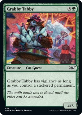 Grabby Tabby (Galaxy Foil) (426) (Unfinity)