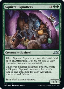 Squirrel Squatters (Galaxy Foil) (442) (Unfinity)