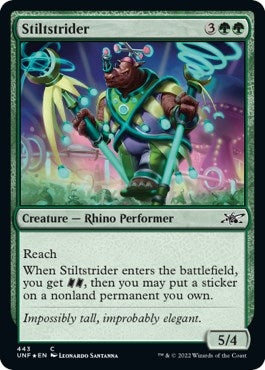 Stiltstrider (Galaxy Foil) (443) (Unfinity)