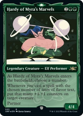 Hardy of Myra's Marvels (Showcase) (Galaxy Foil) (503) (Unfinity)