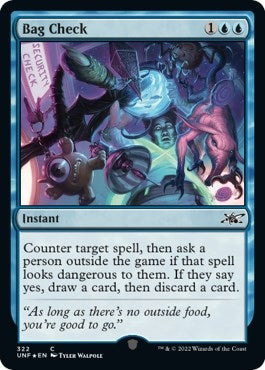 Bag Check (Galaxy Foil) (322) (Unfinity)