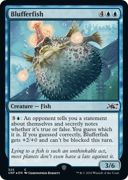 Blufferfish (Galaxy Foil) (325) (Unfinity)