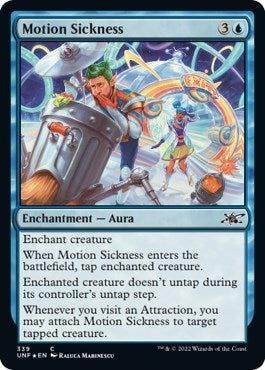 Motion Sickness (Galaxy Foil) (339) (Unfinity)