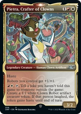 Pietra, Crafter of Clowns (Showcase) (268) (Unfinity)