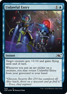 Image for Unlawful Entry (Galaxy Foil) (348) - Magic: The Gathering