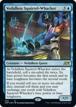 Vedalken Squirrel-Whacker (Galaxy Foil) (349) (Unfinity)