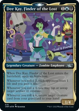 Dee Kay, Finder of the Lost (Showcase) (Galaxy Foil) (510) (Unfinity)
