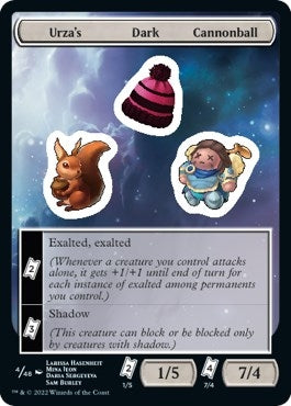 Urza's Dark Cannonball (4) (Unfinity)