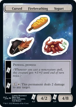 Cursed Firebreathing Yogurt (22) (Unfinity)