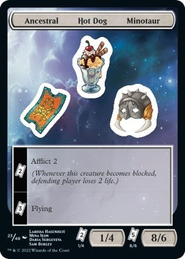 Ancestral Hot Dog Minotaur (23) (Unfinity)