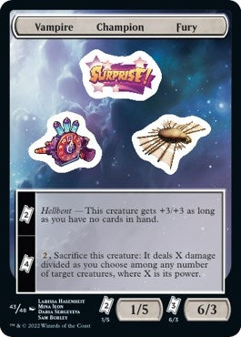 Image for Vampire Champion Fury (43) - Magic: The Gathering