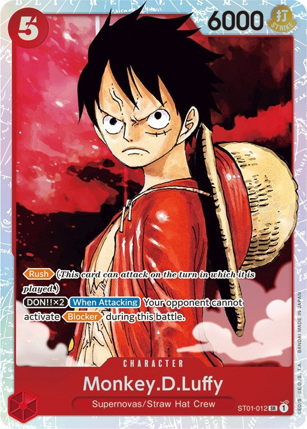 Image for Monkey.D.Luffy (012) (ST01-012) (Starter Deck 1: Straw Hat Crew) - One Piece Card Game
