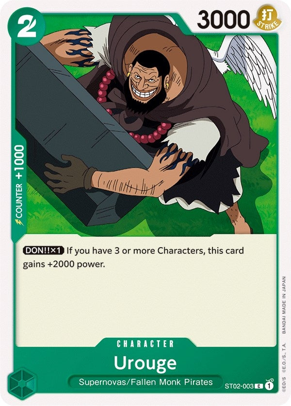 Image for Urouge (ST02-003) (Starter Deck 2: Worst Generation) - One Piece Card Game
