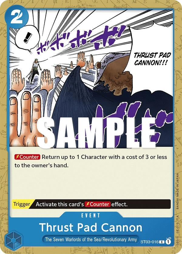 Image for Thrust Pad Cannon (ST03-016) (Starter Deck 3: The Seven Warlords of The Sea) - One Piece Card Game