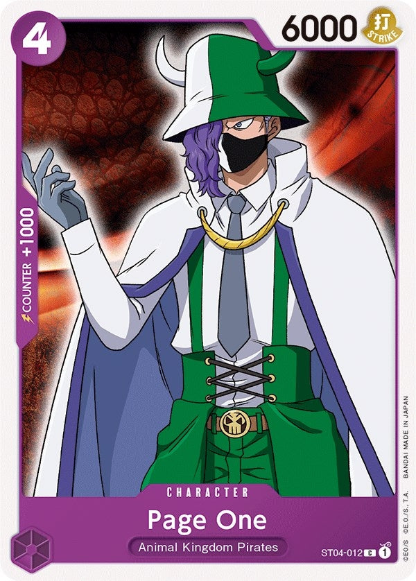 Image for Page One (ST04-012) (Starter Deck 4: Animal Kingdom Pirates) - One Piece Card Game