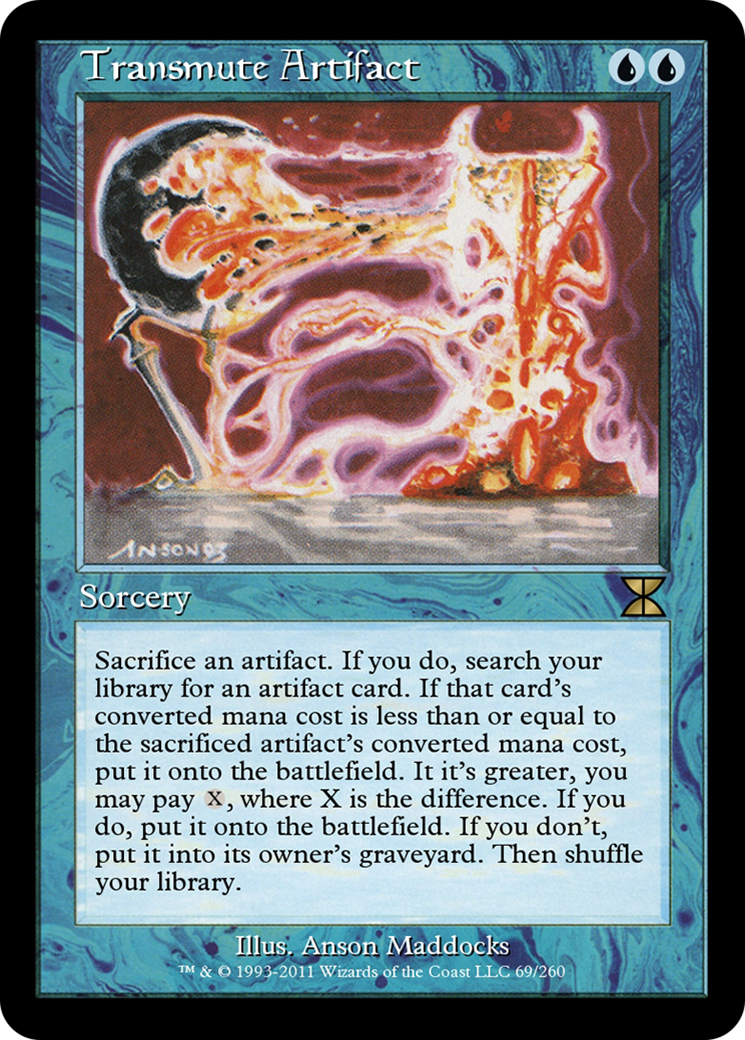 Transmute Artifact (ME4-069) - Masters Edition IV Foil