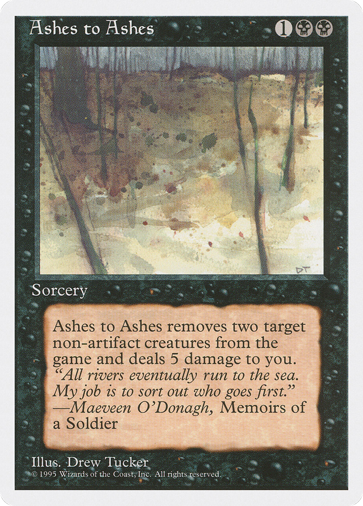 Ashes to Ashes (Fourth Edition)