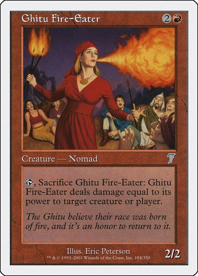 Ghitu Fire-Eater (184) (7th Edition)