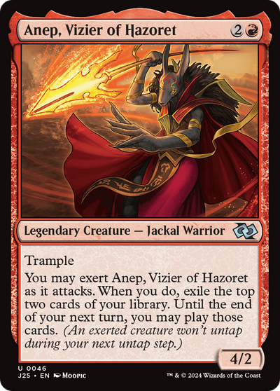 Anep, Vizier of Hazoret (Anime) (46) (Foundations Jumpstart)