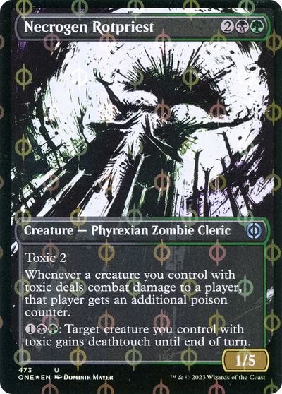 Necrogen Rotpriest (ONE-473) - Phyrexia: All Will Be One: (Showcase) Foil
