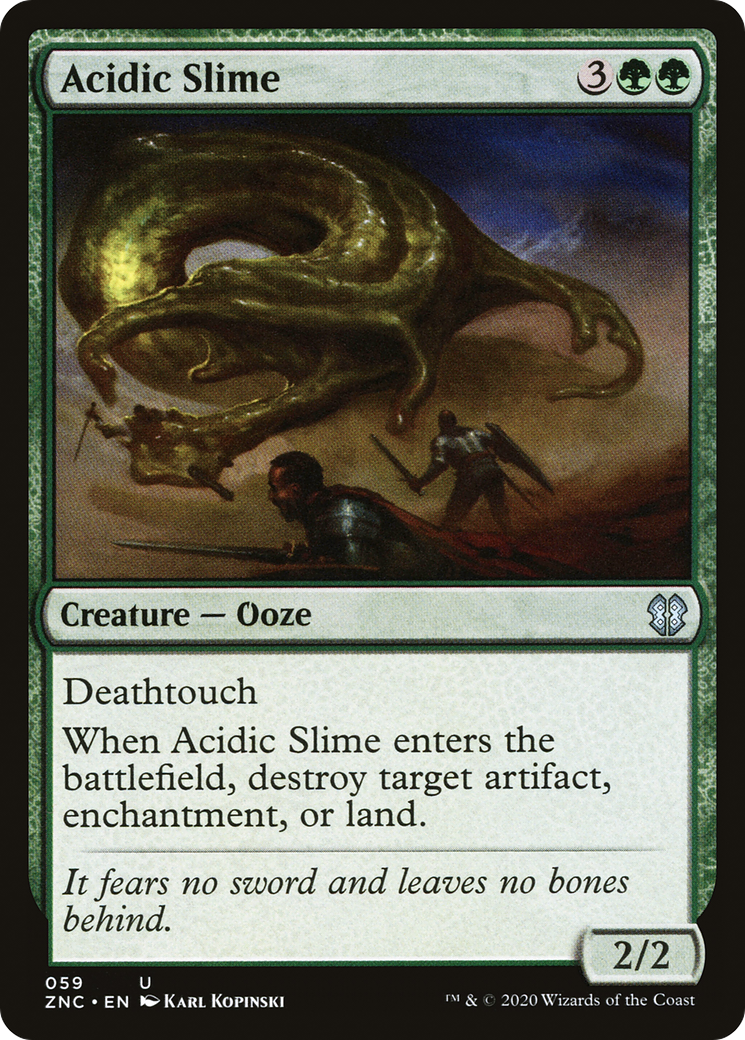 Acidic Slime (59) (Commander: Zendikar Rising)