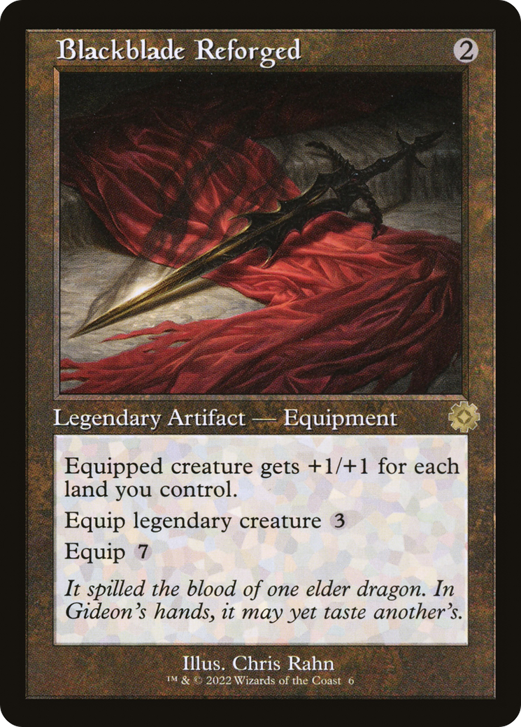 Blackblade Reforged (6) (The Brothers' War: Retro Frame Artifacts)
