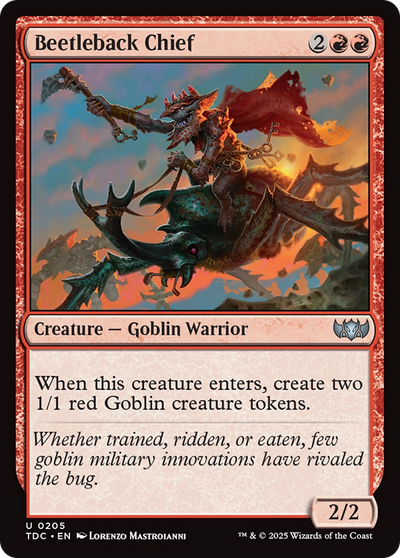 Beetleback Chief (205) (Commander: Tarkir: Dragonstorm)