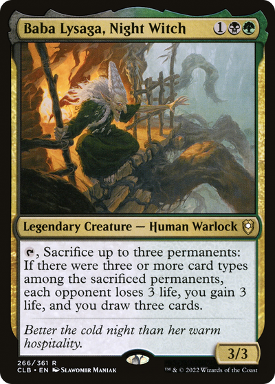 Baba Lysaga, Night Witch (266) (Commander Legends: Battle for Baldur's Gate)