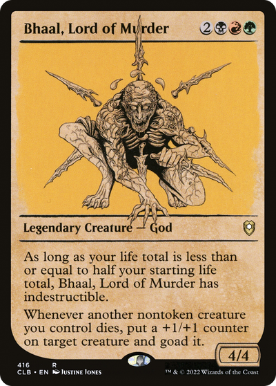 Bhaal, Lord of Murder (Showcase) (416) (Commander Legends: Battle for Baldur's Gate)