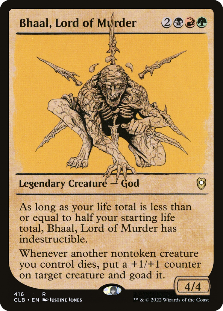 Bhaal, Lord of Murder (Showcase) (416) (Commander Legends: Battle for Baldur's Gate)