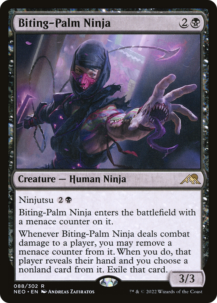 Biting-Palm Ninja (88) (Kamigawa: Neon Dynasty)