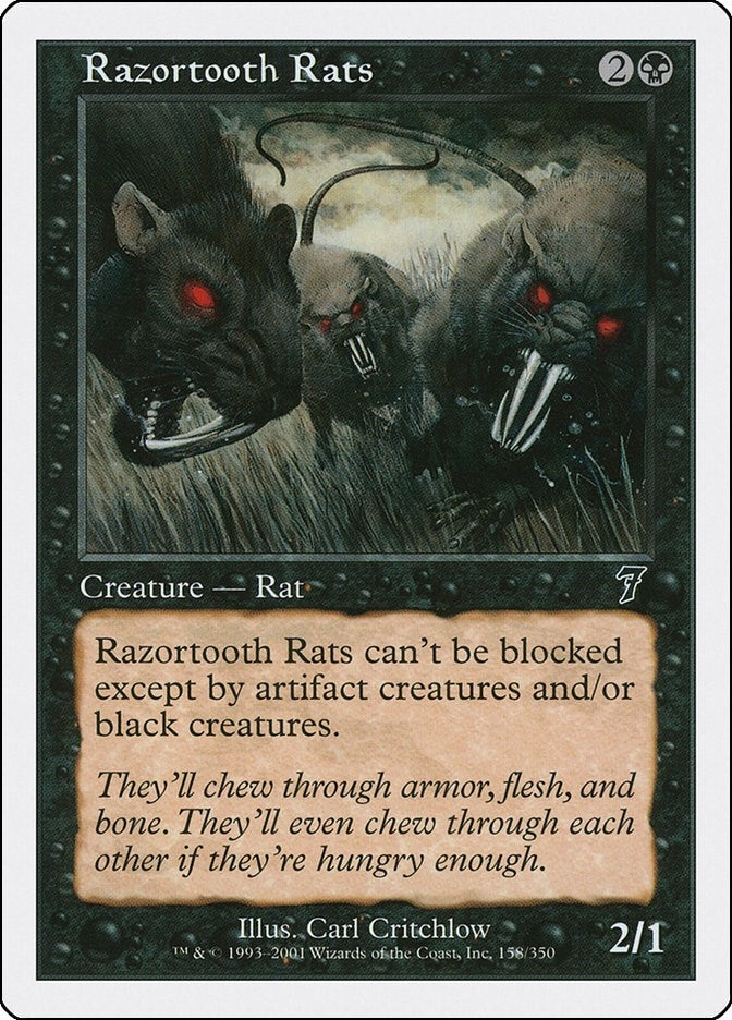 Razortooth Rats (158) (7th Edition)