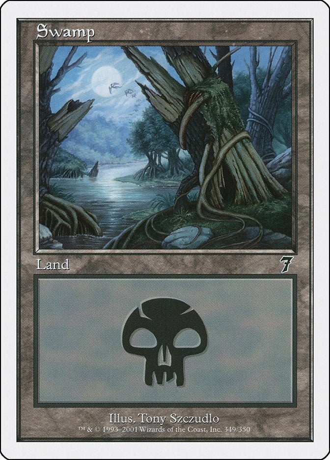 Swamp (349) (349) (7th Edition)
