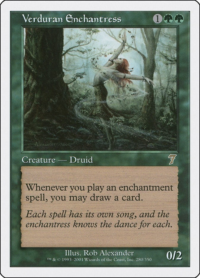 Verduran Enchantress (280) (7th Edition)