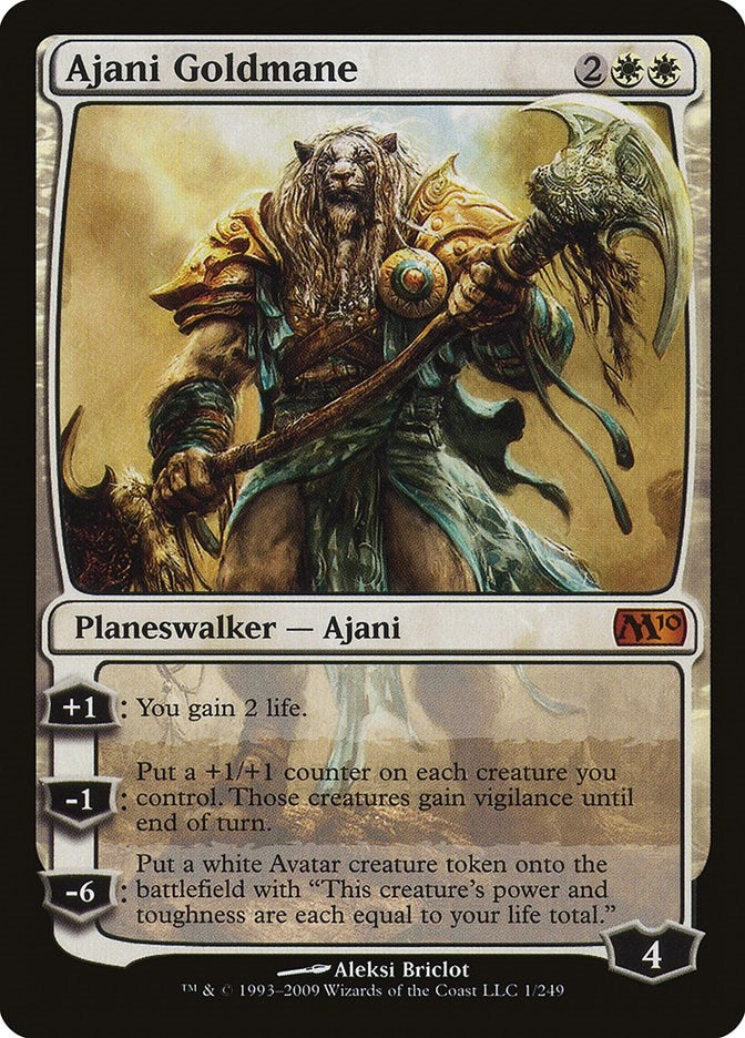 Ajani Goldmane (1) (Magic 2010 (M10))