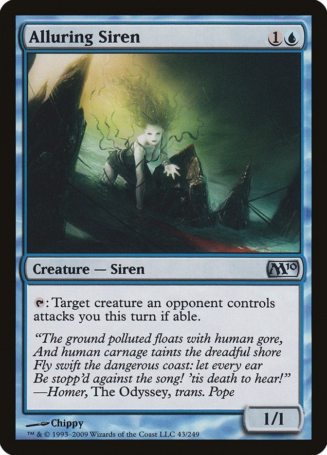 Alluring Siren (43) (Magic 2010 (M10))