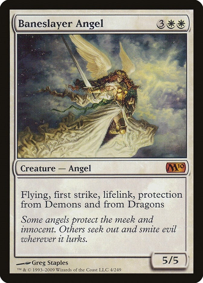 Baneslayer Angel (4) (Magic 2010 (M10))