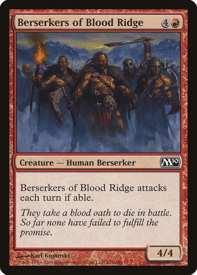 Berserkers of Blood Ridge (126) (Magic 2010 (M10))