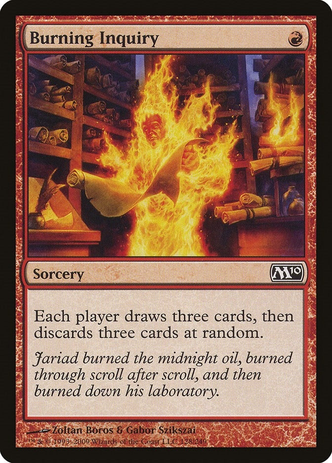 Burning Inquiry (128) (Magic 2010 (M10))