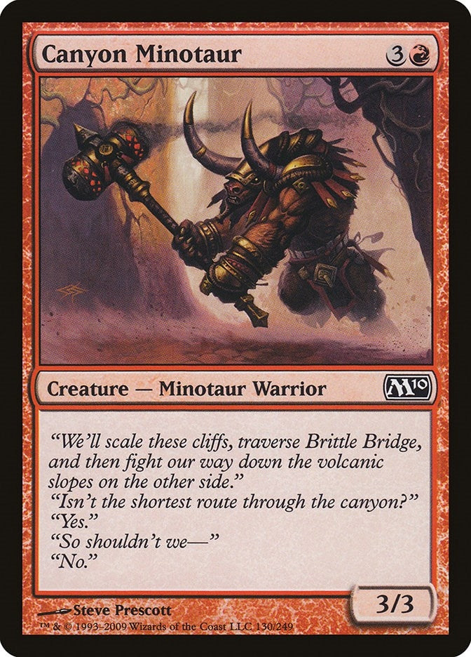 Canyon Minotaur (130) (Magic 2010 (M10))