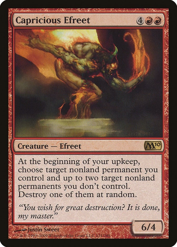 Capricious Efreet (131) (Magic 2010 (M10))