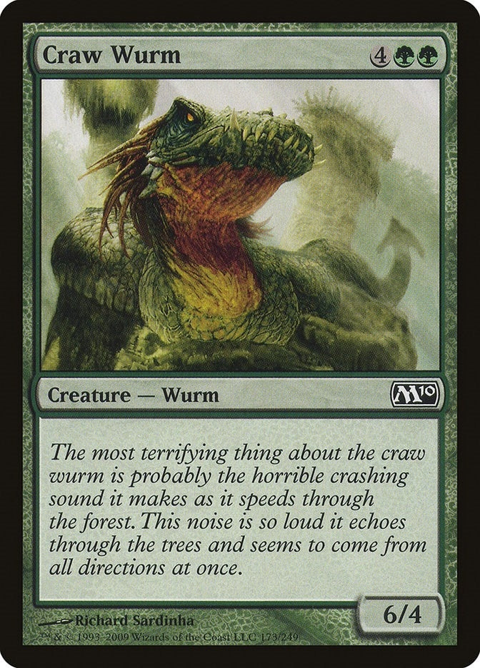 Craw Wurm (173) (Magic 2010 (M10))