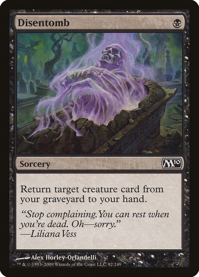 Disentomb (92) (Magic 2010 (M10))
