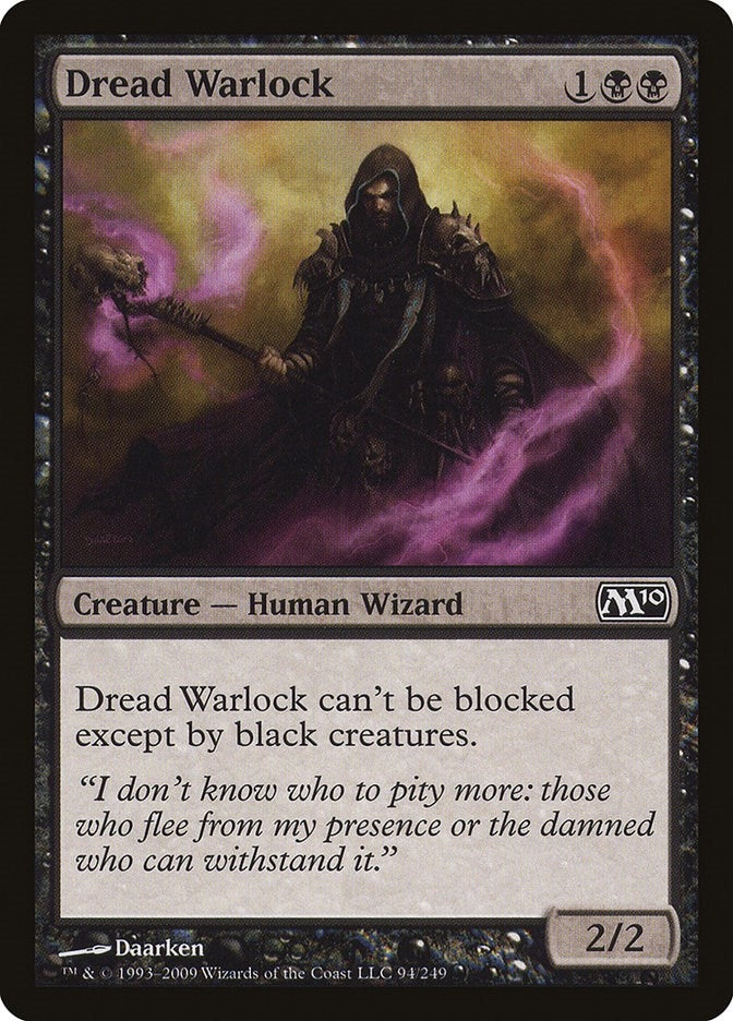 Dread Warlock (94) (Magic 2010 (M10))