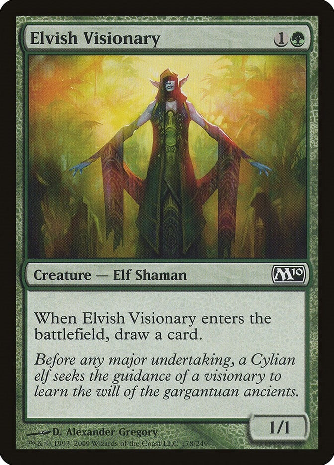 Elvish Visionary (178) (Magic 2010 (M10))