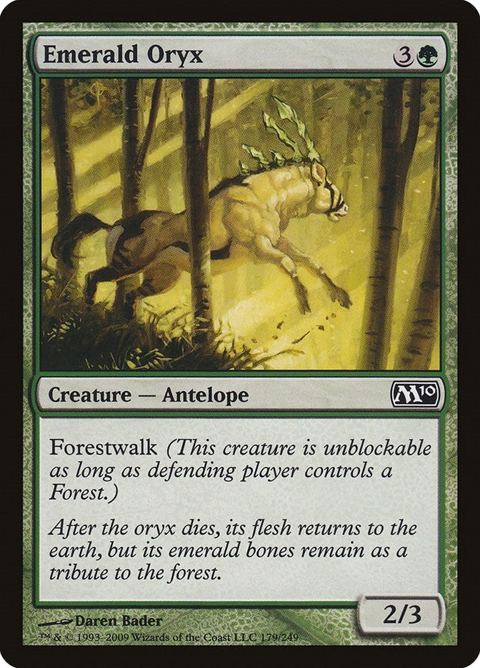 Emerald Oryx (179) (Magic 2010 (M10))